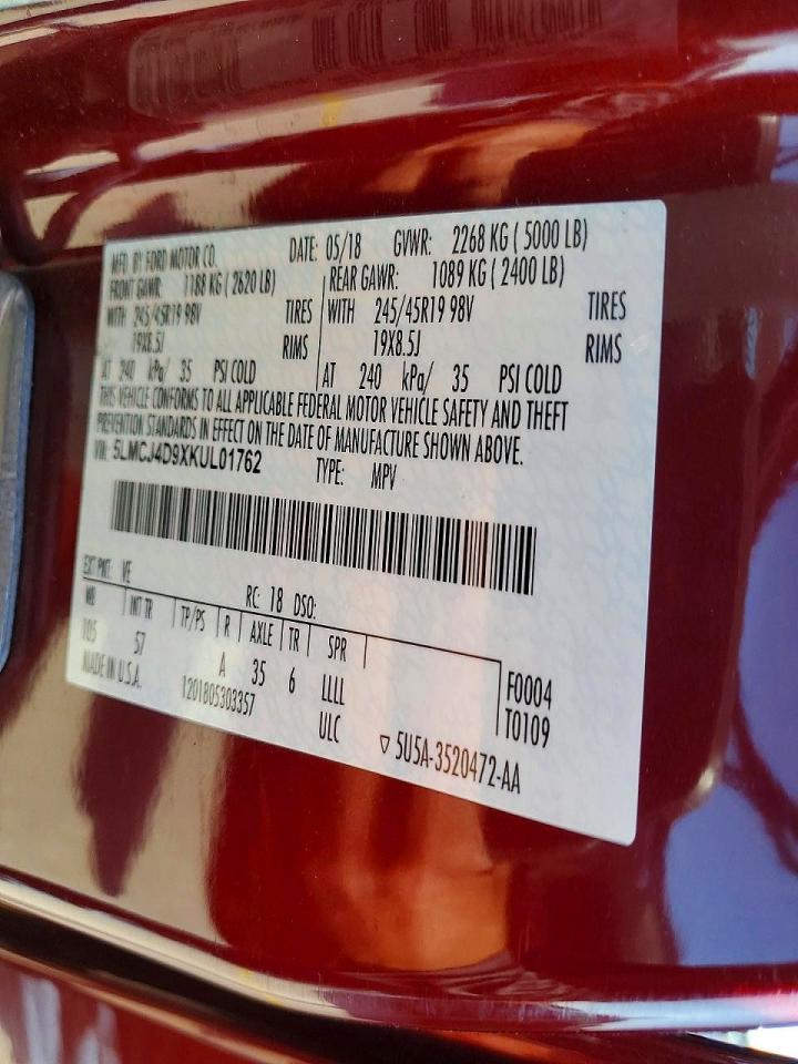 2019 Lincoln Mkc Black Label - zdjęcie 13