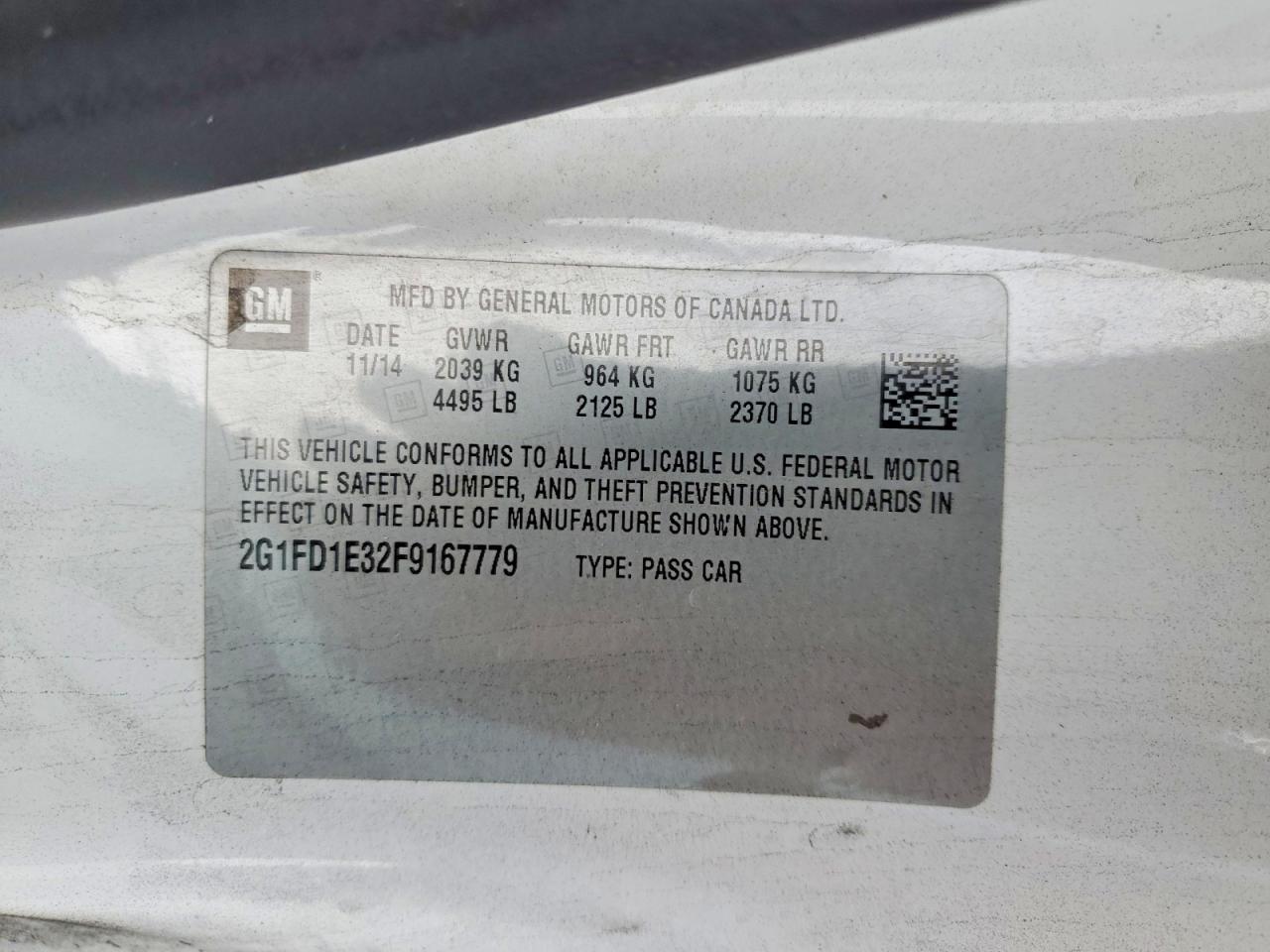 2015 Chevrolet Camaro Lt - zdjęcie 12