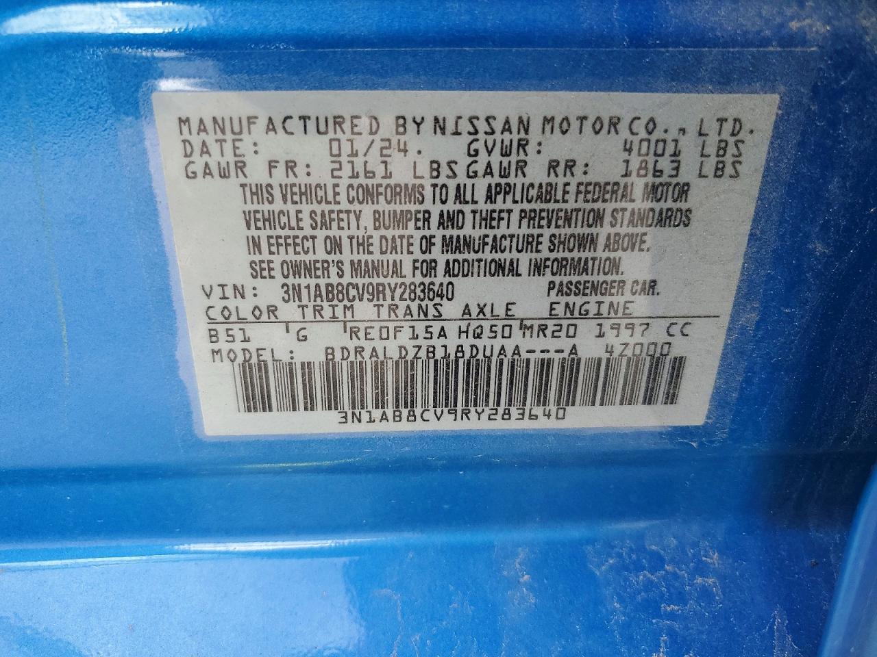 2024 Nissan Sentra Sv - zdjęcie 12