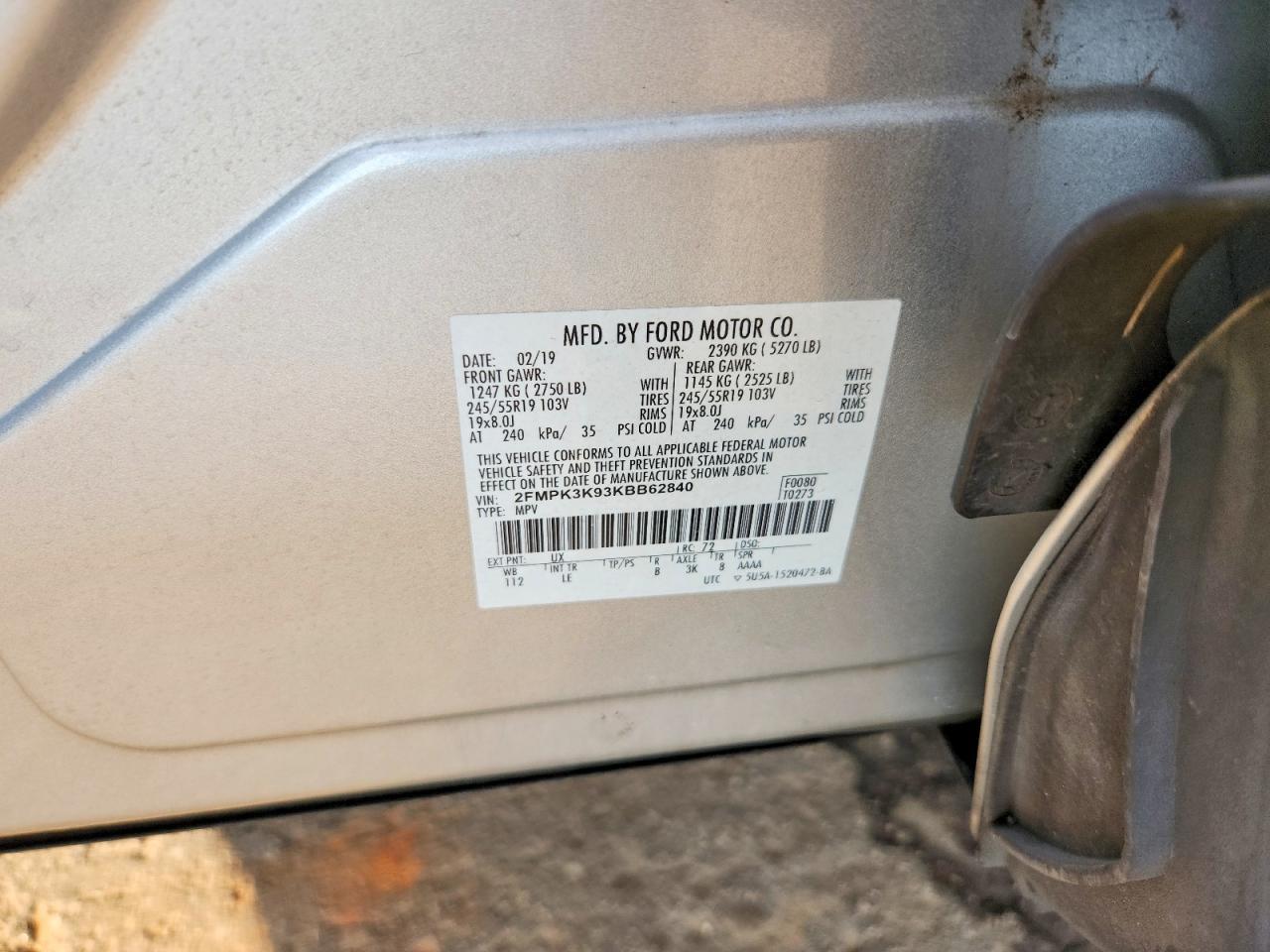 2019 Ford Edge Titanium - zdjęcie 14