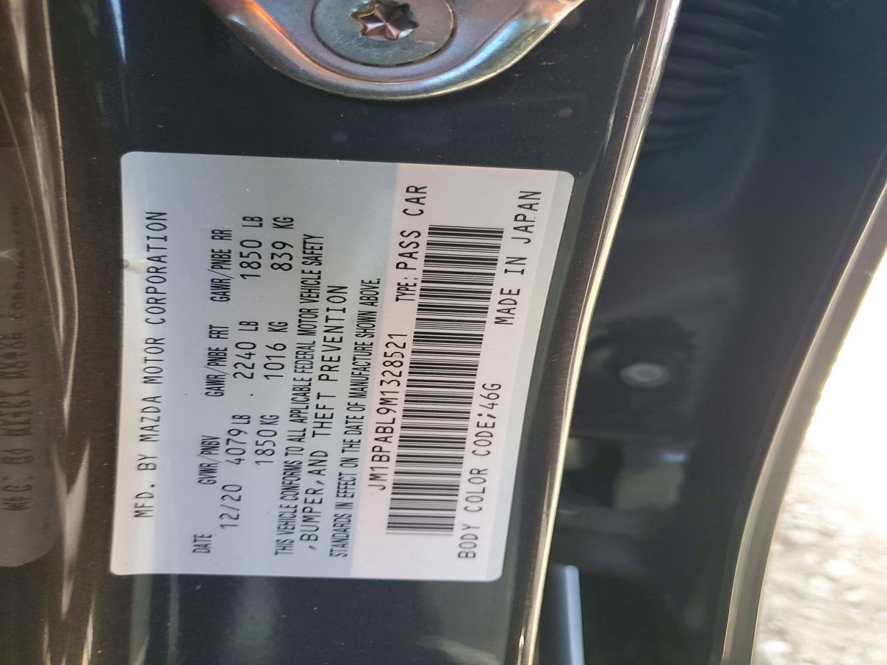 2021 Mazda 3 Select - zdjęcie 12