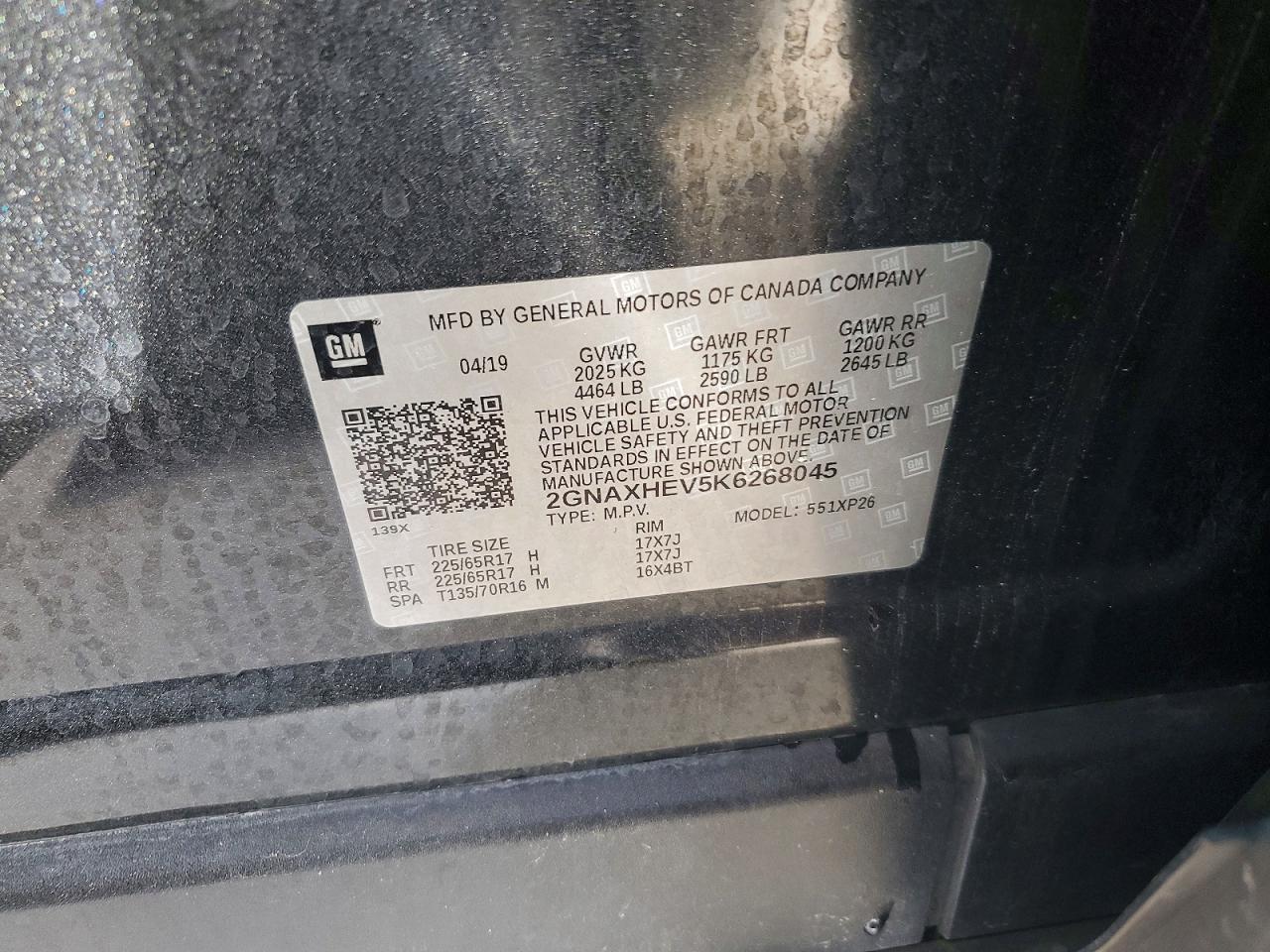 2019 Chevrolet Equinox Ls - zdjęcie 12