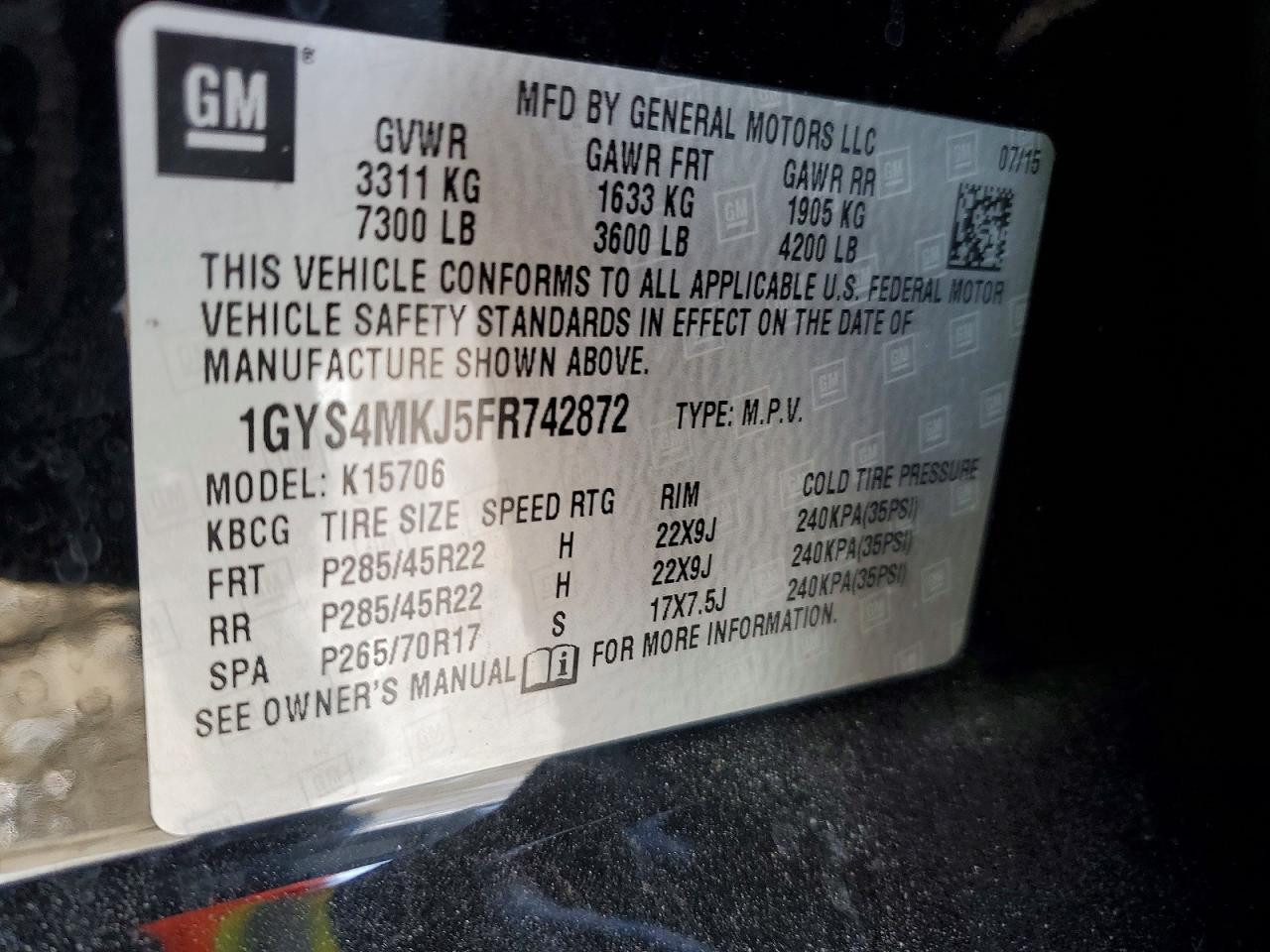 2015 Cadillac Escalade Luxury - zdjęcie 13