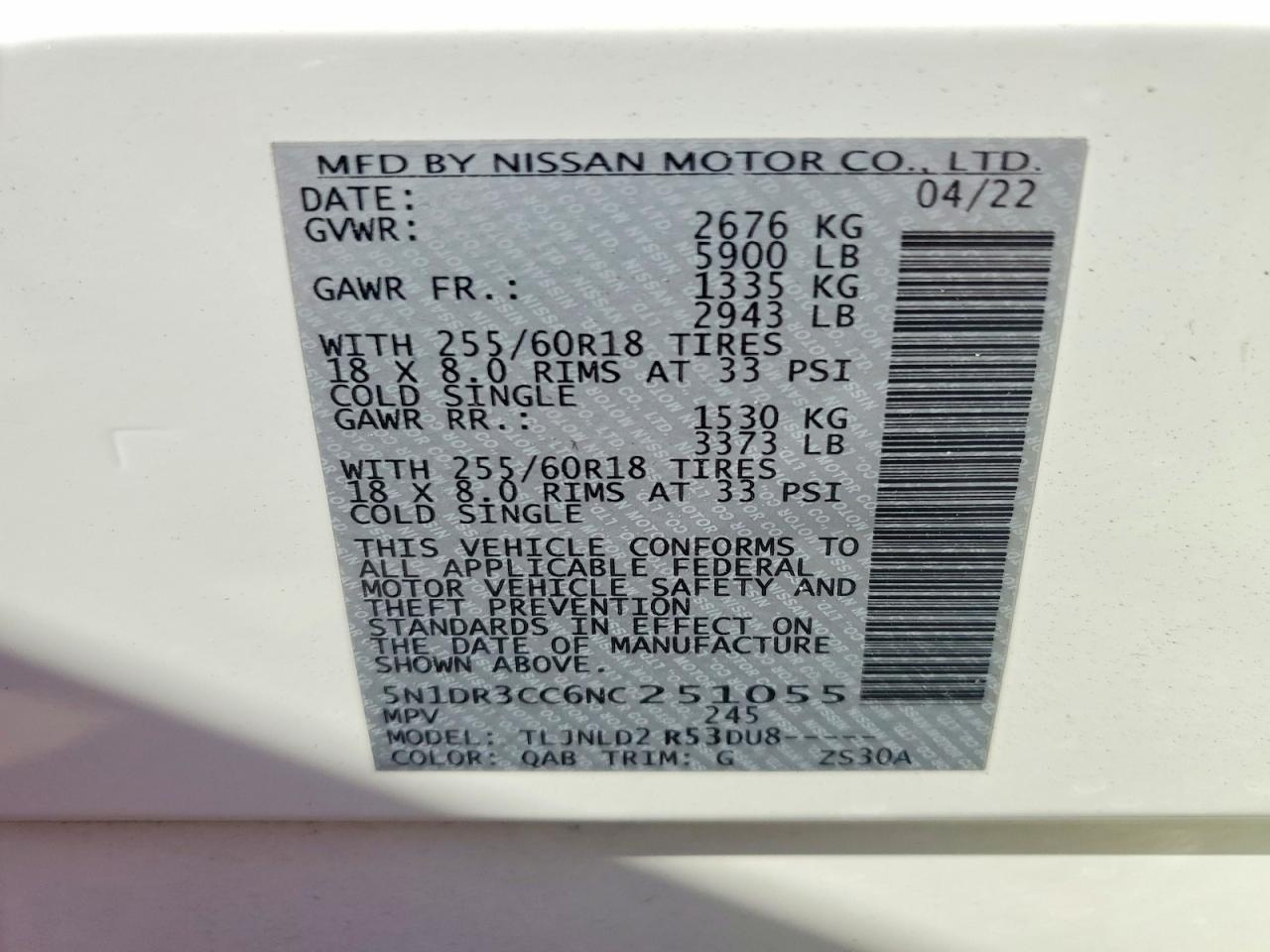 2022 Nissan Pathfinder Sl - zdjęcie 14