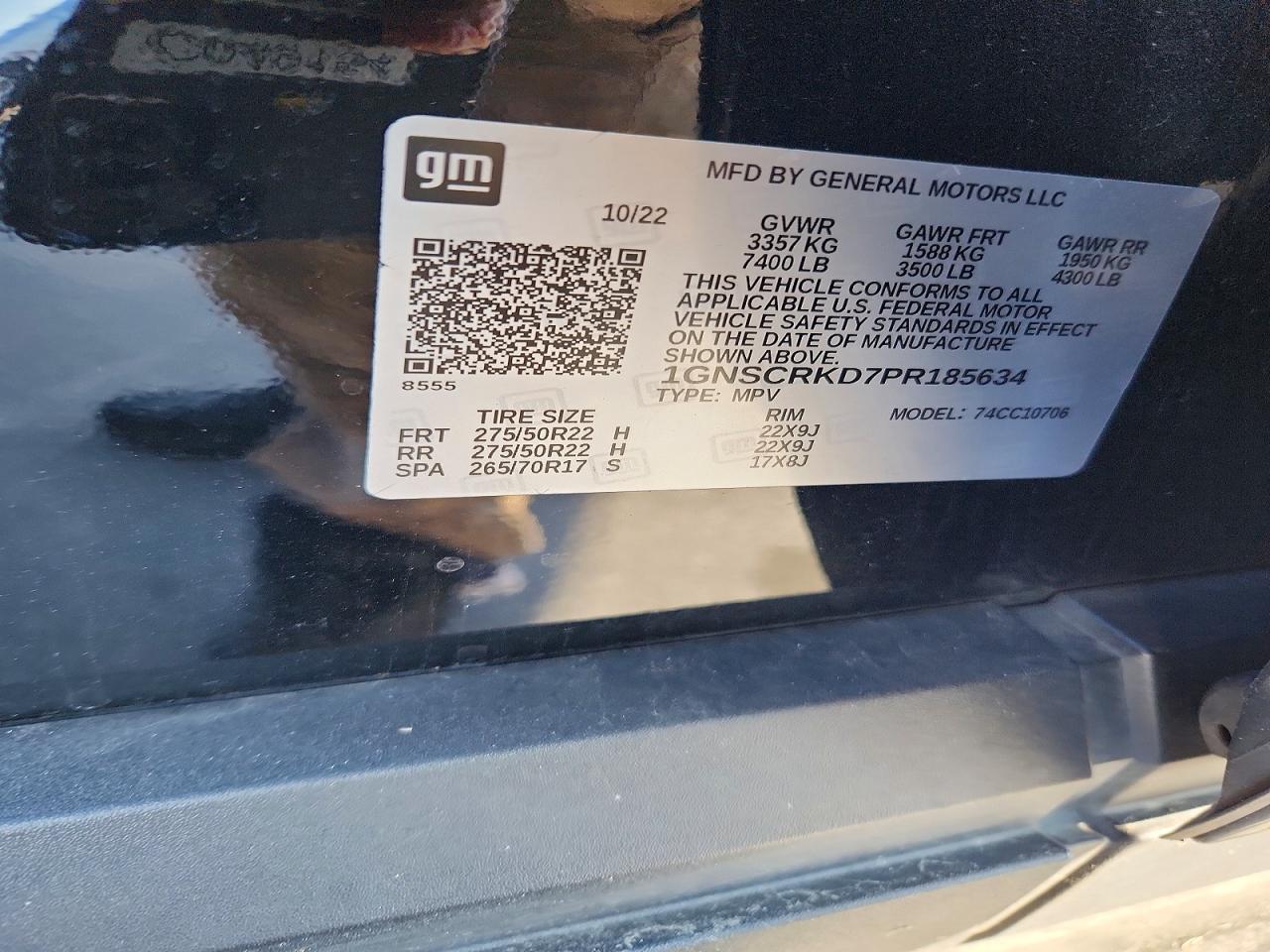 2023 Chevrolet Tahoe C1500 Rst - zdjęcie 14