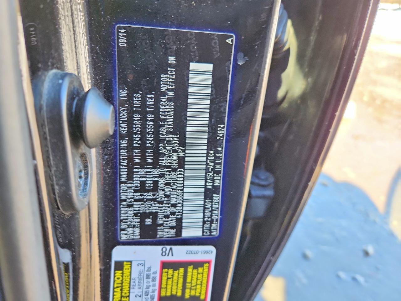 2015 Toyota Venza Xle - zdjęcie 12