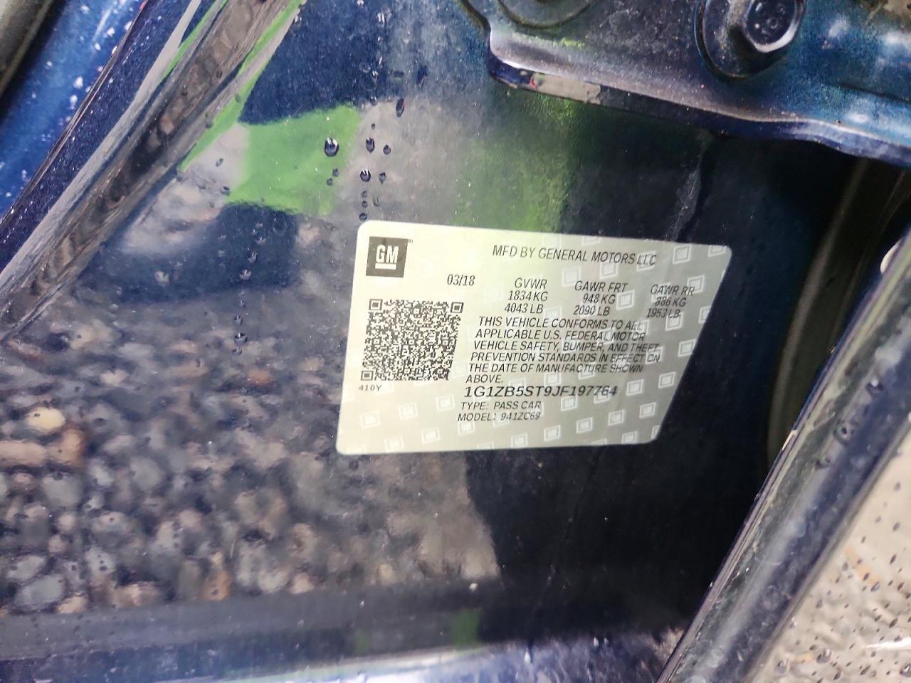 2018 Chevrolet Malibu Ls - zdjęcie 12