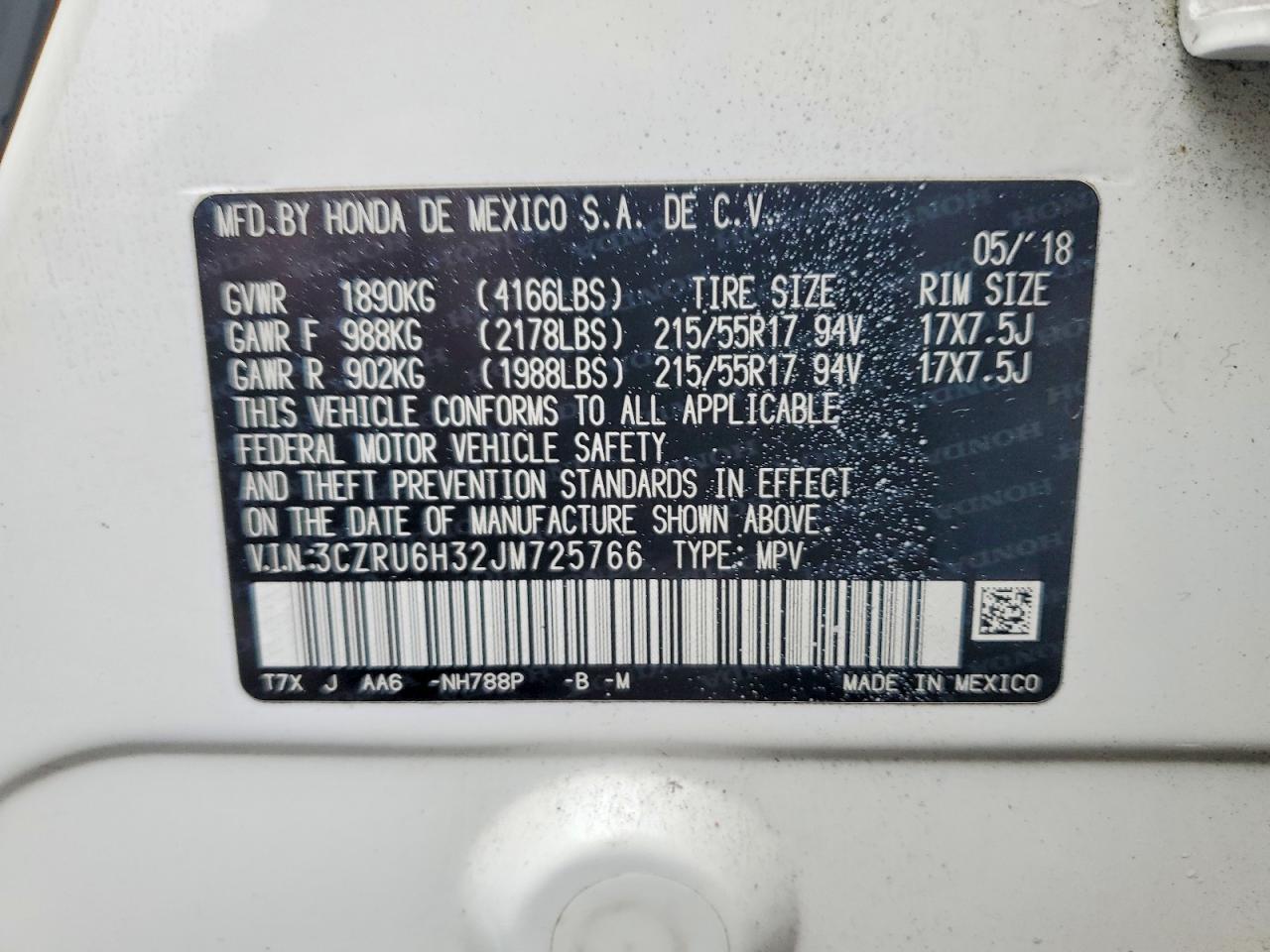 2018 Honda Hr-V Lx - zdjęcie 13