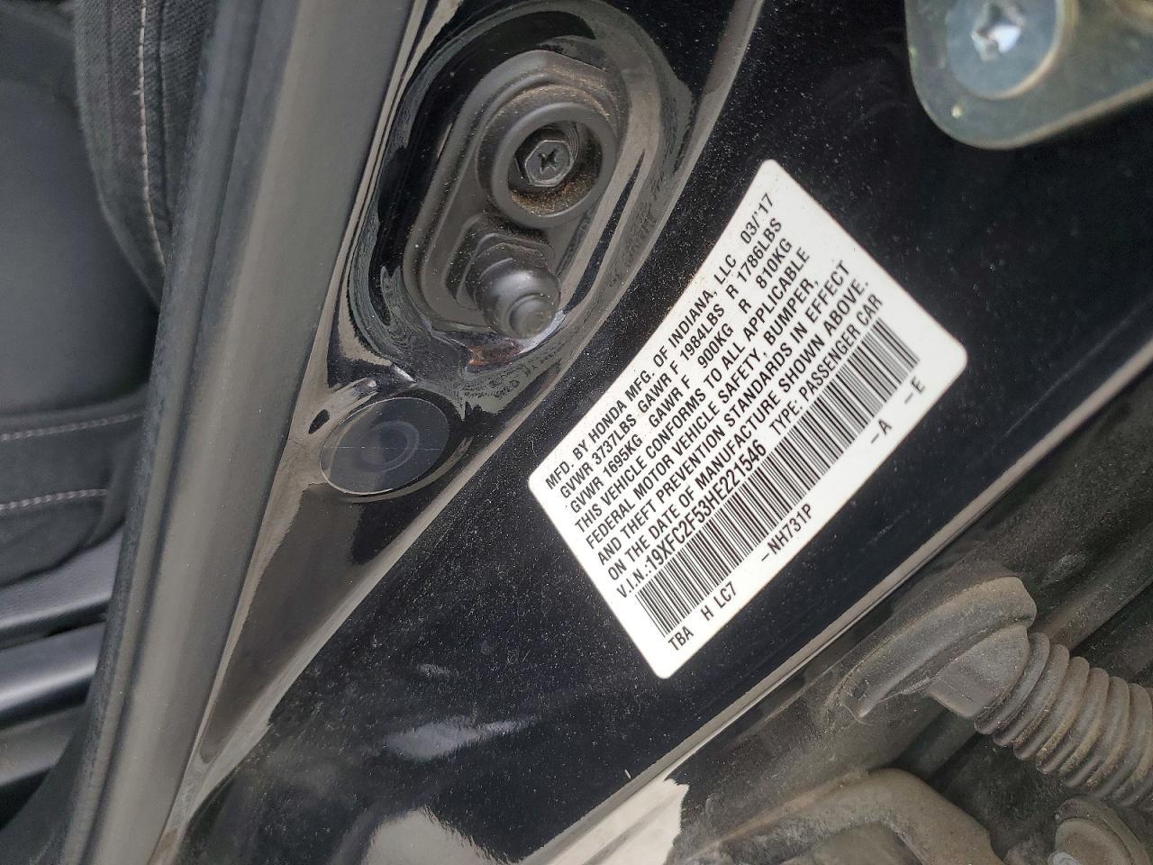 2017 Honda Civic Lx - zdjęcie 12