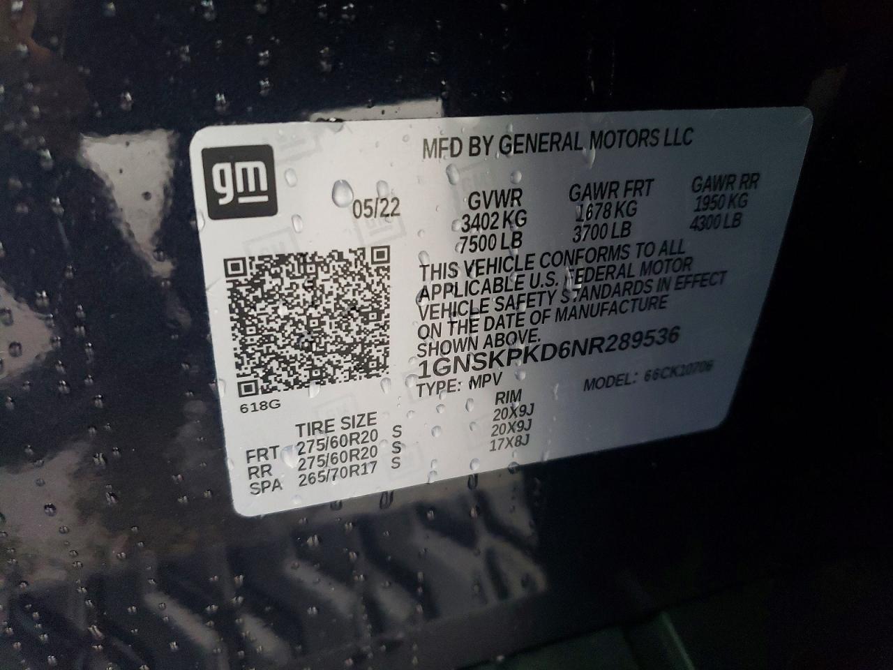 2022 Chevrolet Tahoe K1500 Z71 - zdjęcie 13