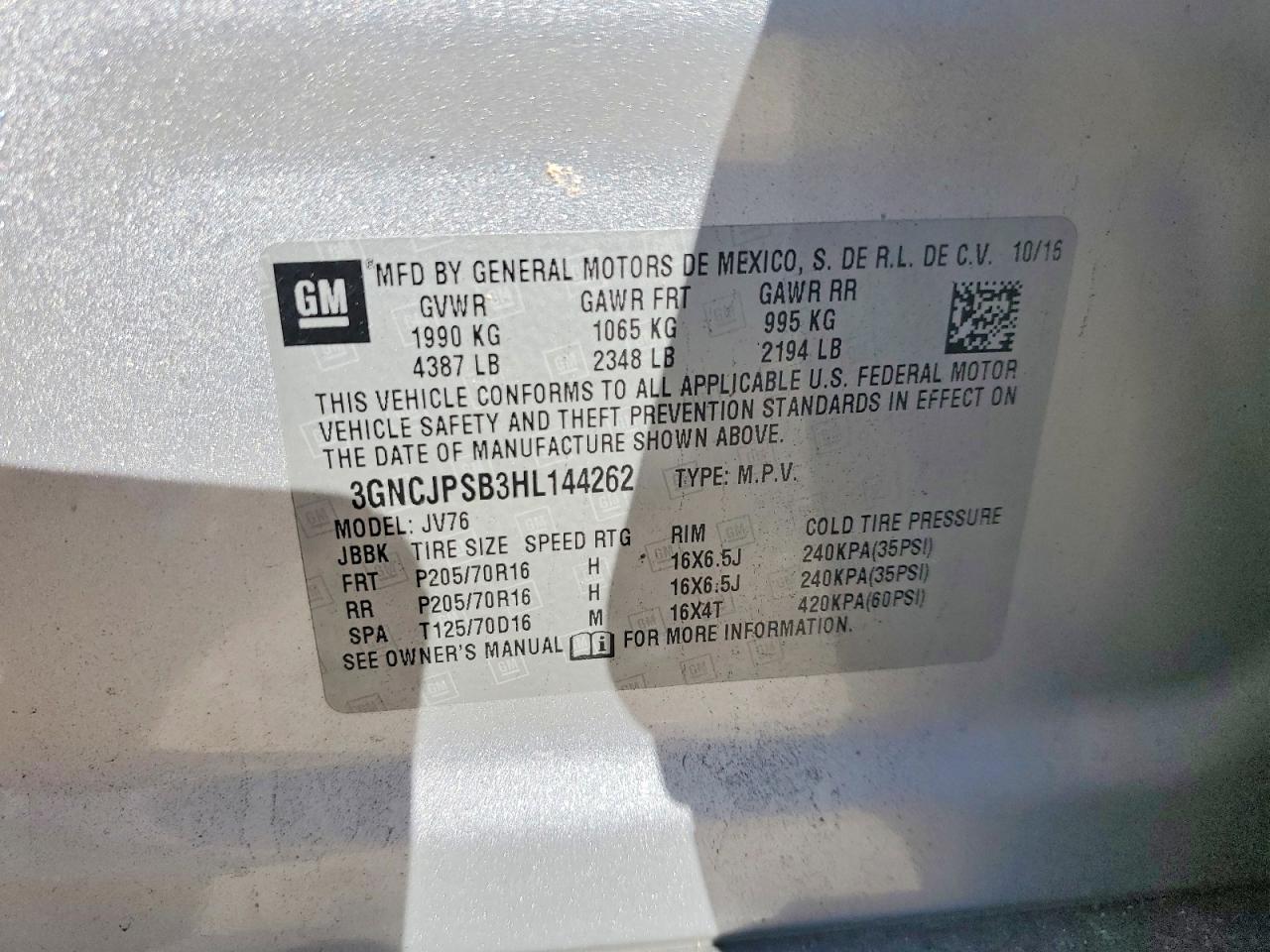 2017 Chevrolet Trax 1Lt - zdjęcie 13