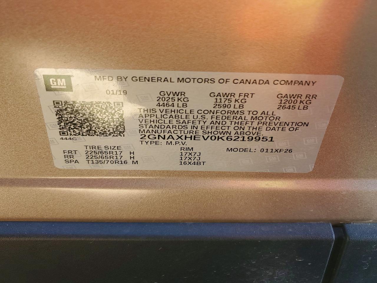 2019 Chevrolet Equinox Ls - zdjęcie 13