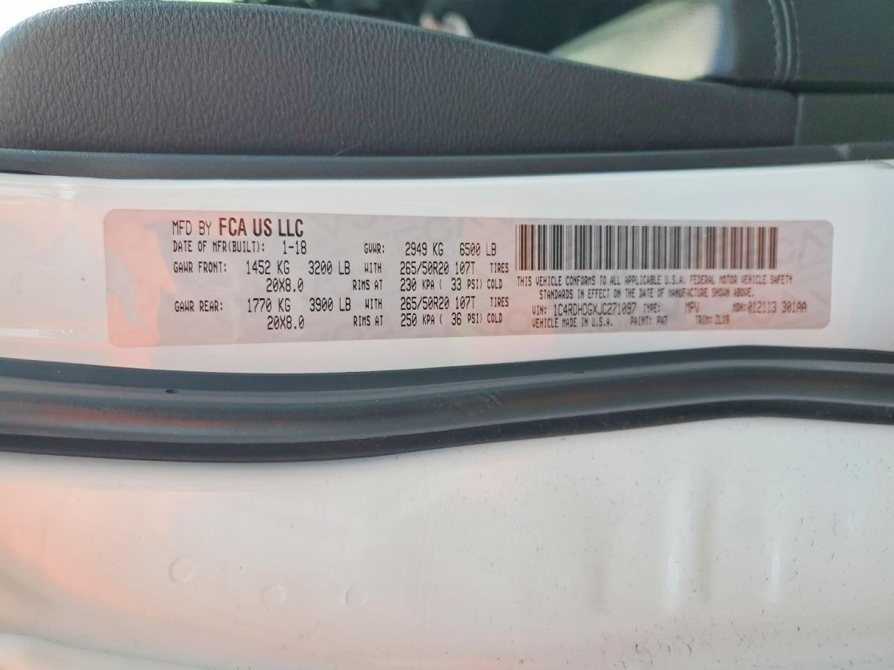 2018 Dodge Durango Gt - zdjęcie 12