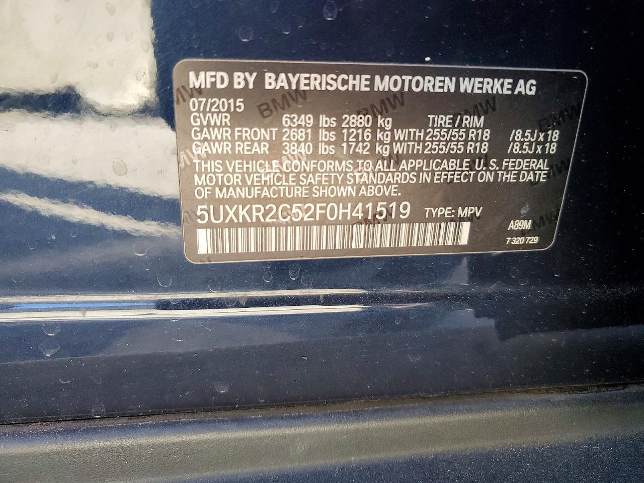 2015 BMW X5 Sdrive35I - zdjęcie 13