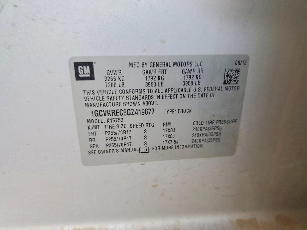 2016 Chevrolet Silverado K1500 Lt - zdjęcie 12