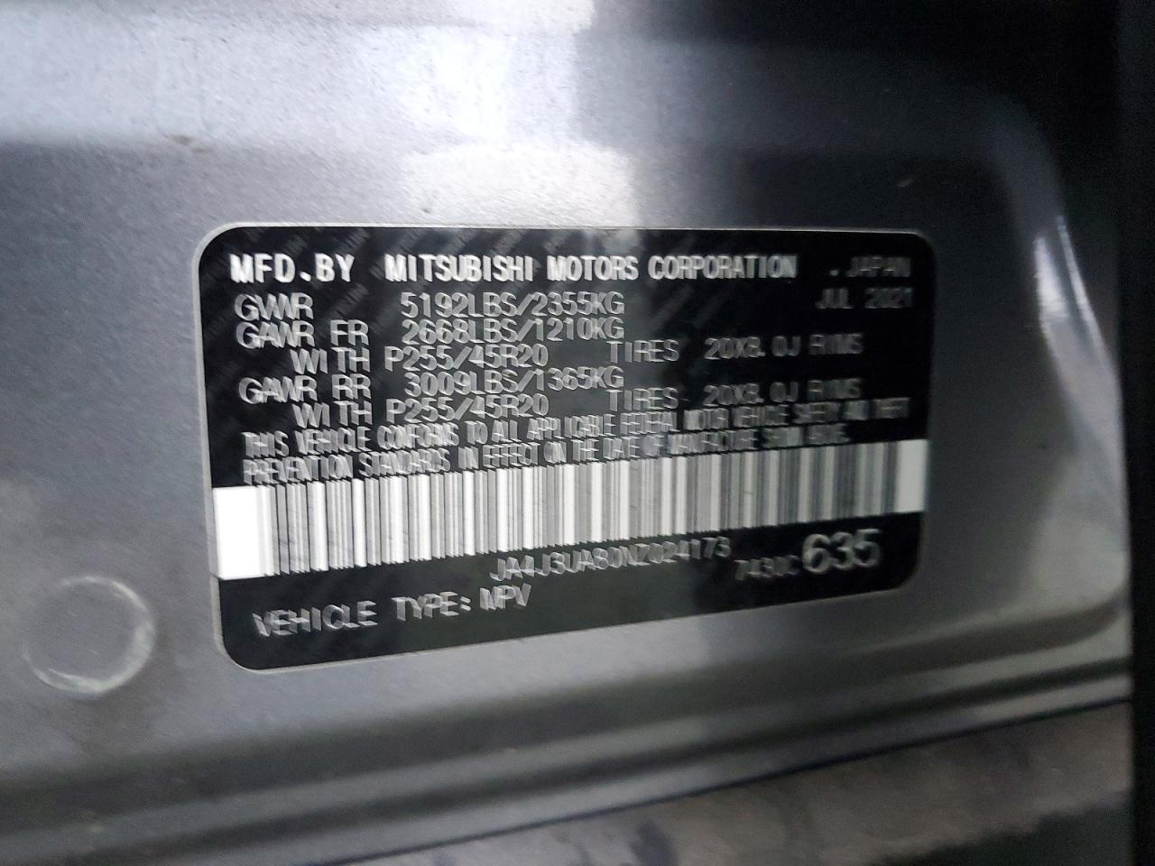 2022 Mitsubishi Outlander Se - zdjęcie 12