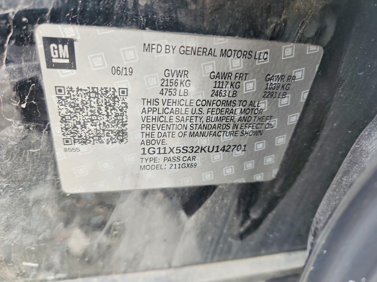 2019 Chevrolet Impala Ls - zdjęcie 13