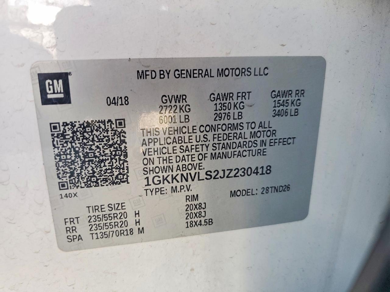 2018 GMC Acadia All Terrain - zdjęcie 14