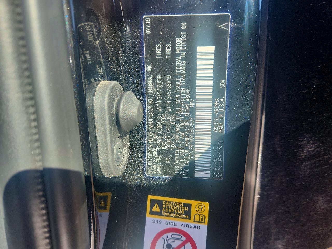 2019 Toyota Highlander Se - zdjęcie 14