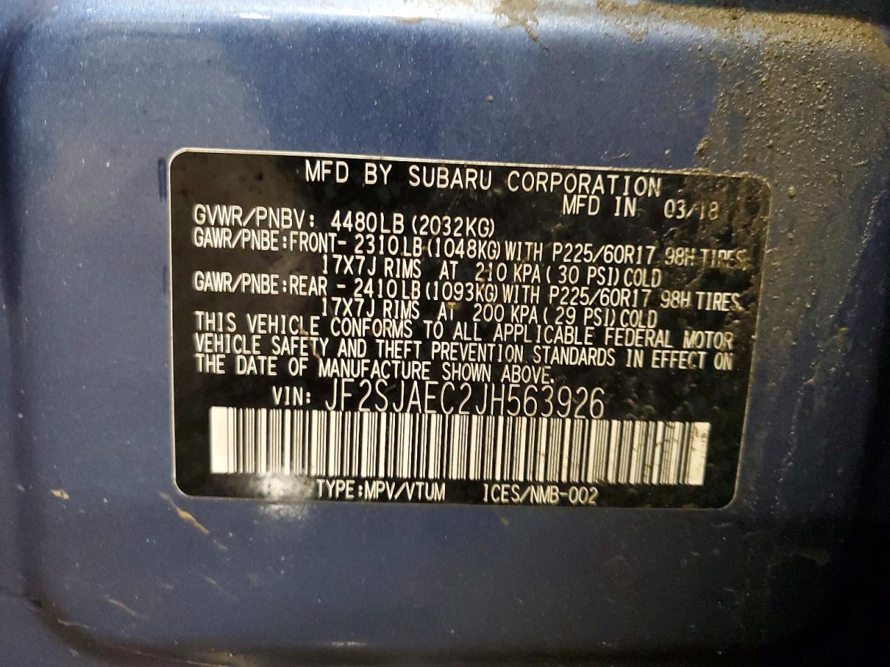 2018 Subaru Forester 2.5I Premium - zdjęcie 13