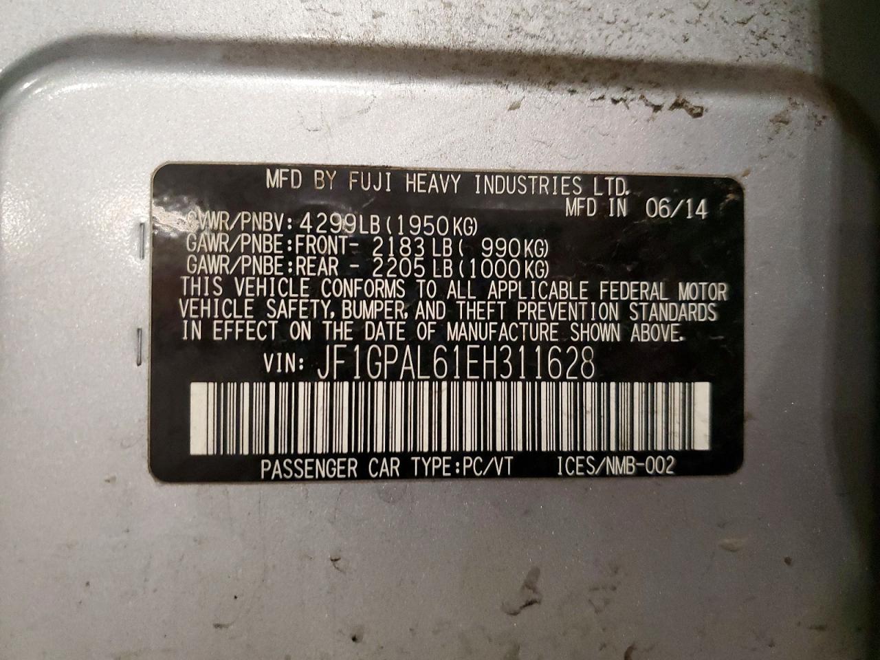 2014 Subaru Impreza Sport Premium - zdjęcie 12