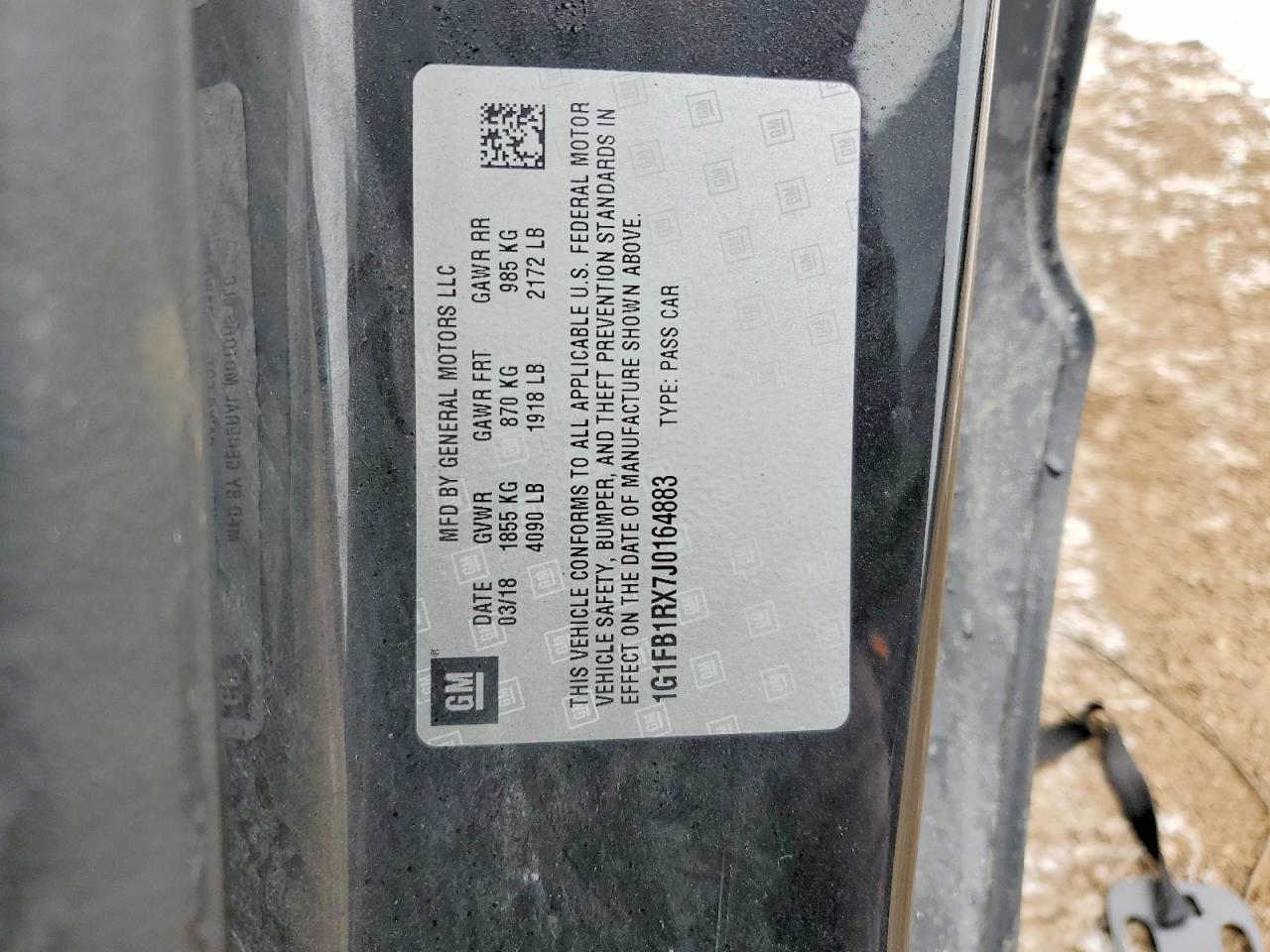 2018 Chevrolet Camaro Lt - zdjęcie 12