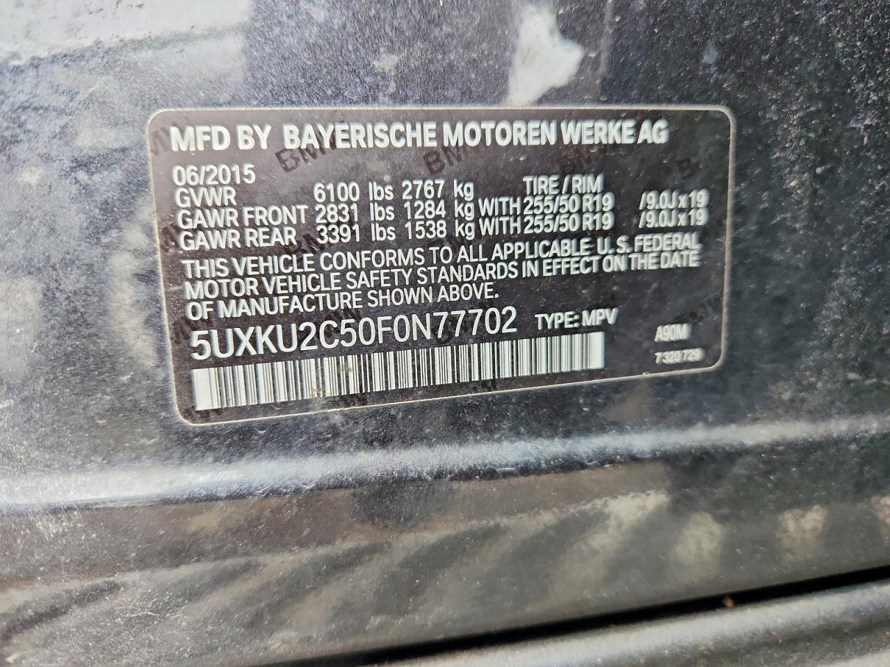 2015 BMW X6 xDrive35I - zdjęcie 14