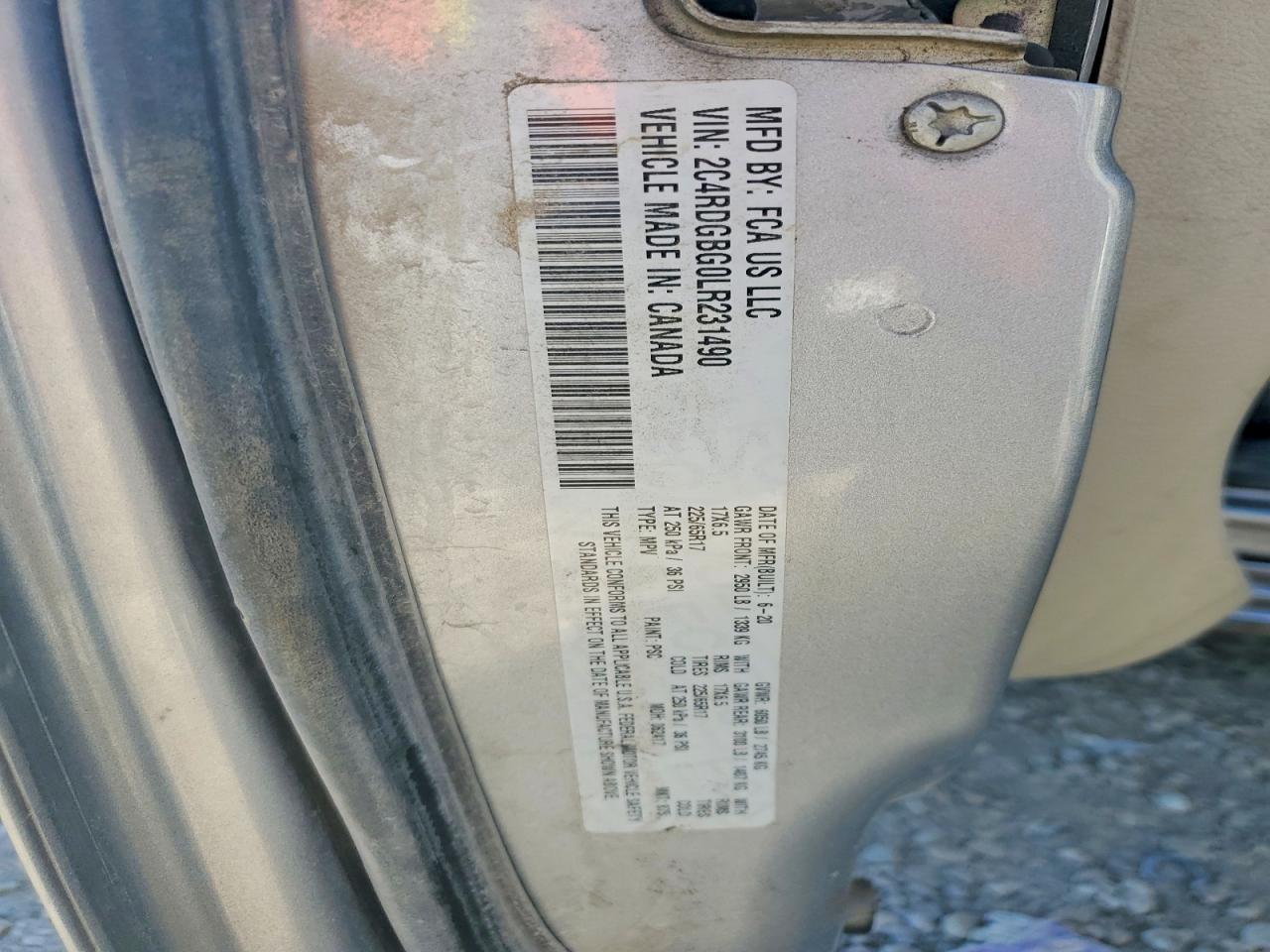 2020 Dodge Grand Caravan Se - zdjęcie 13