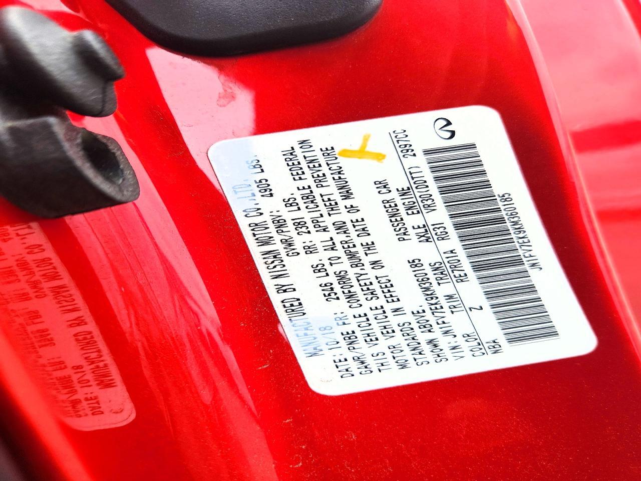 2019 Infiniti Q60 Red Sport 400 - zdjęcie 12