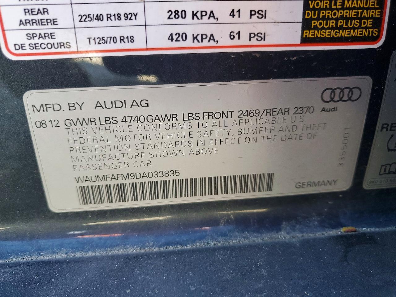 2013 Audi A3 Premium Plus - zdjęcie 12