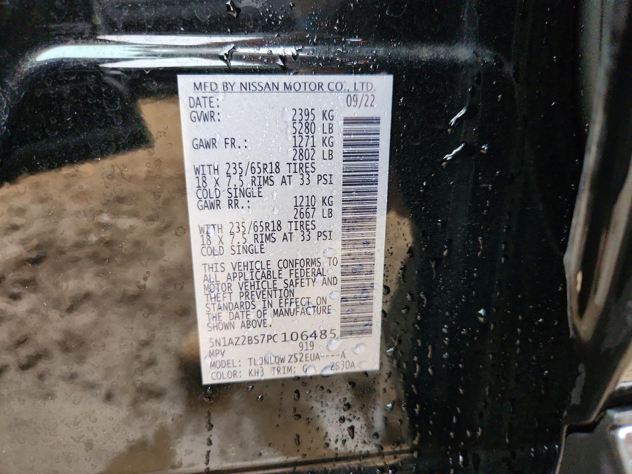 2023 Nissan Murano Sv - zdjęcie 14