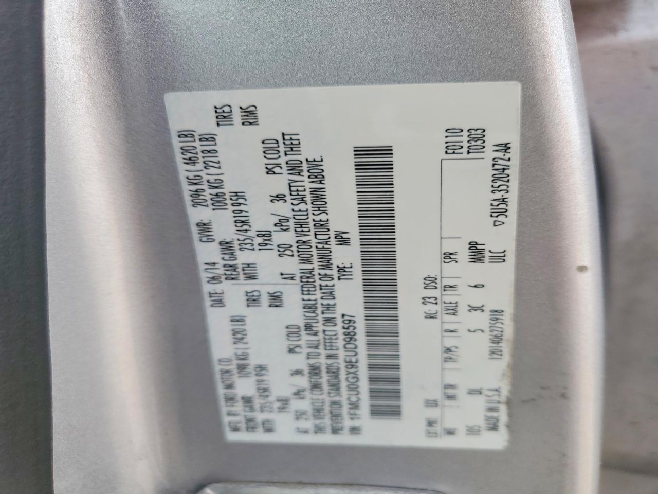 2014 Ford Escape Se - zdjęcie 13