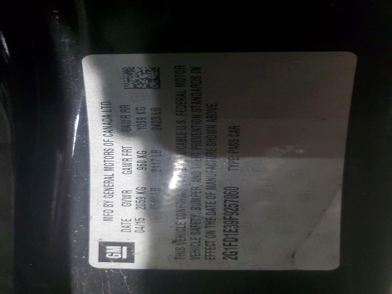 2015 Chevrolet Camaro Lt - zdjęcie 12