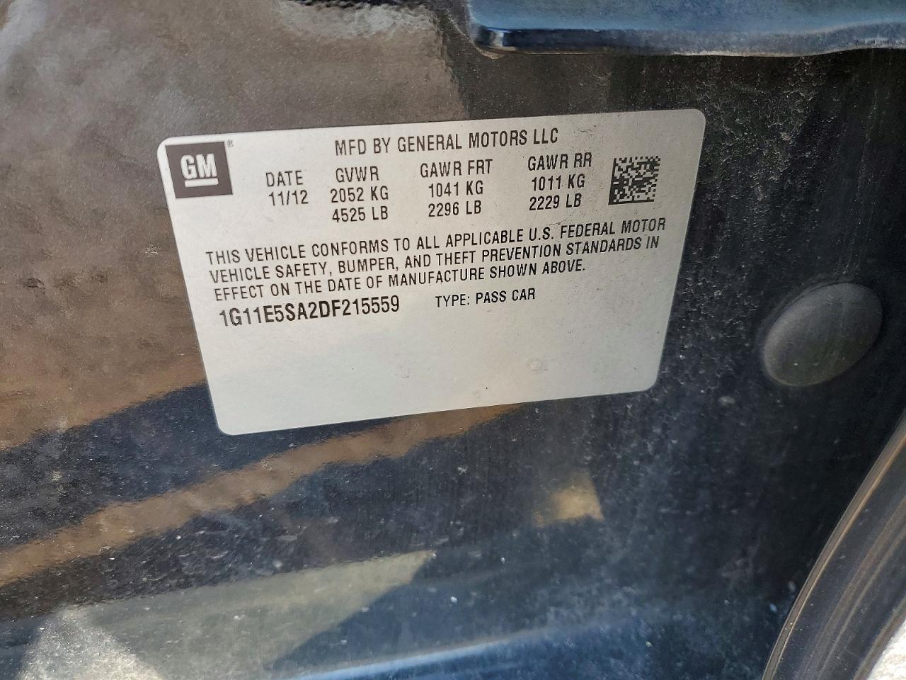 2013 Chevrolet Malibu 2Lt - zdjęcie 12