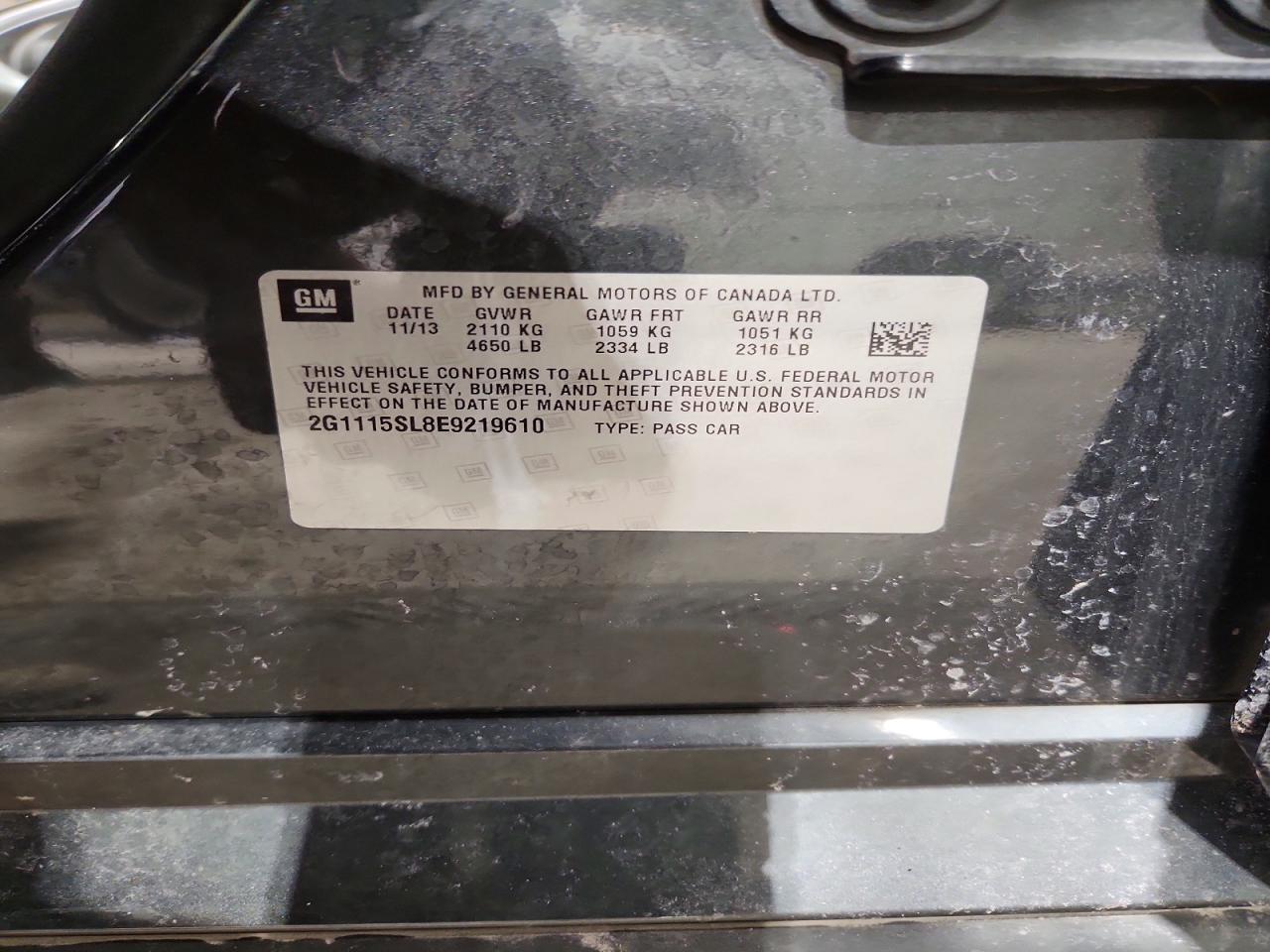 2014 Chevrolet Impala Lt - zdjęcie 13