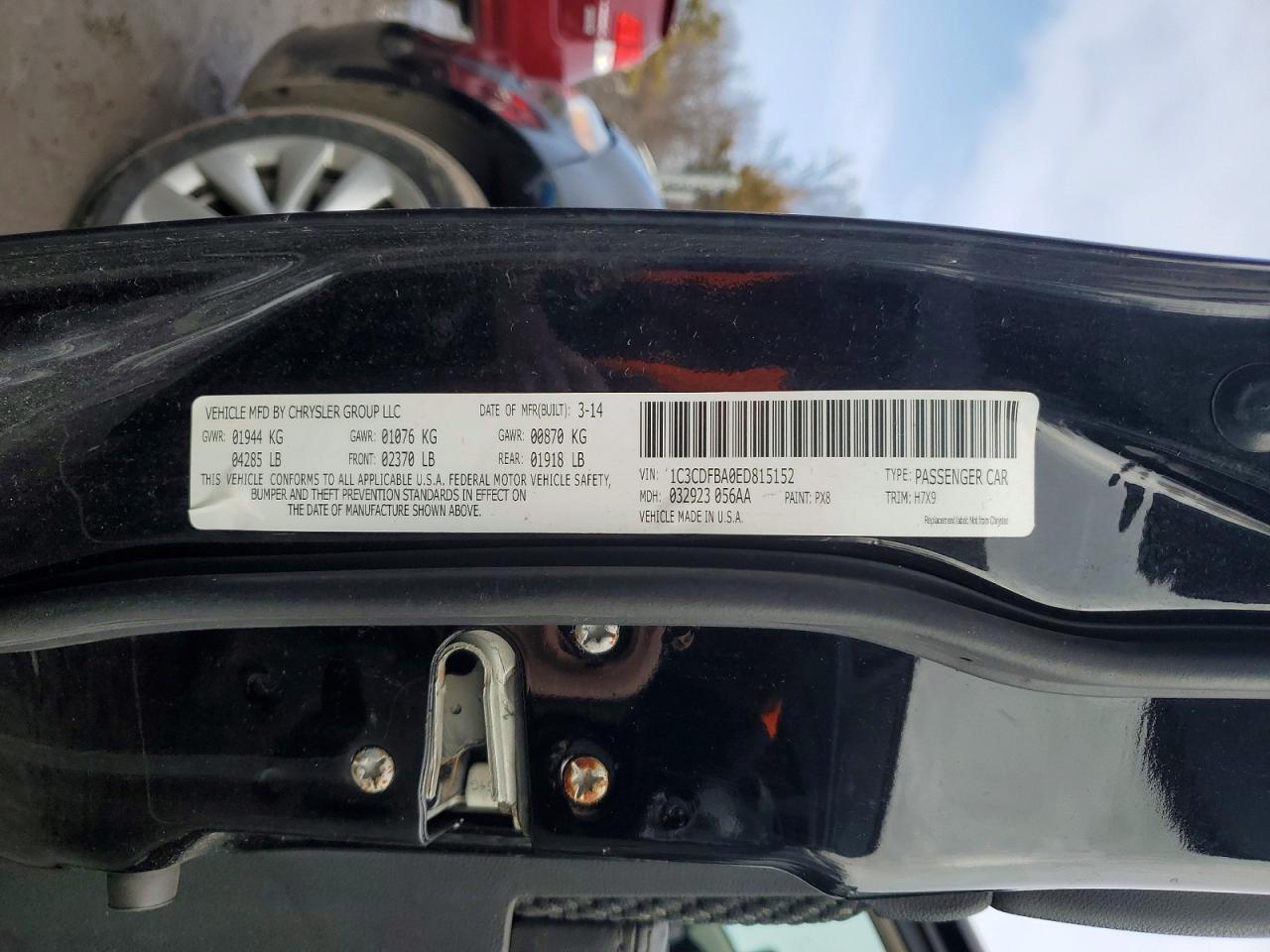 2014 Dodge Dart Sxt - zdjęcie 12