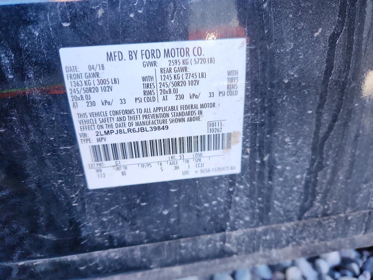 2018 Lincoln Mkx Reserve - zdjęcie 12