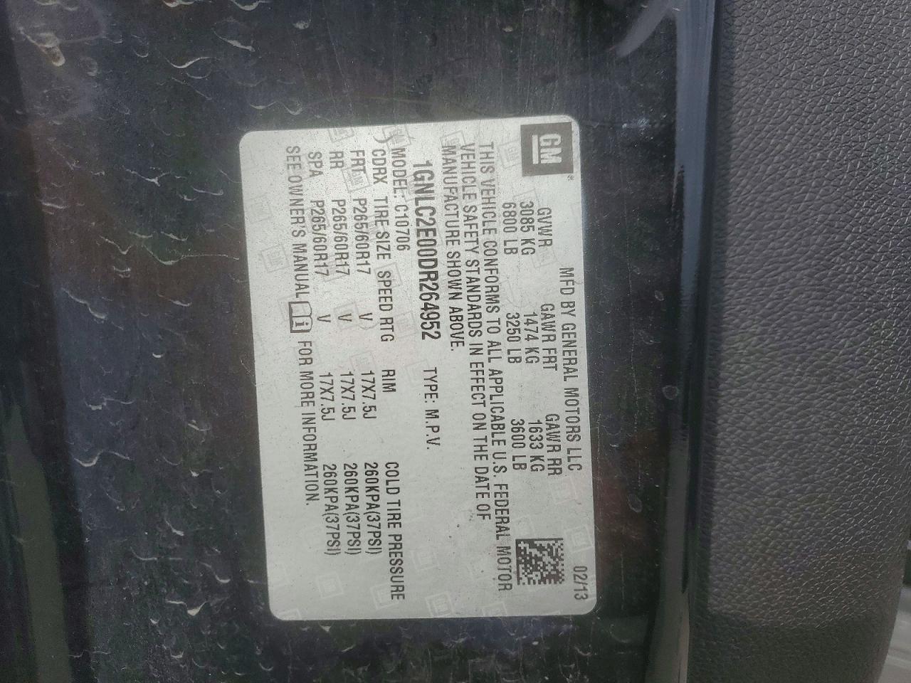 2013 Chevrolet Tahoe Police - zdjęcie 13