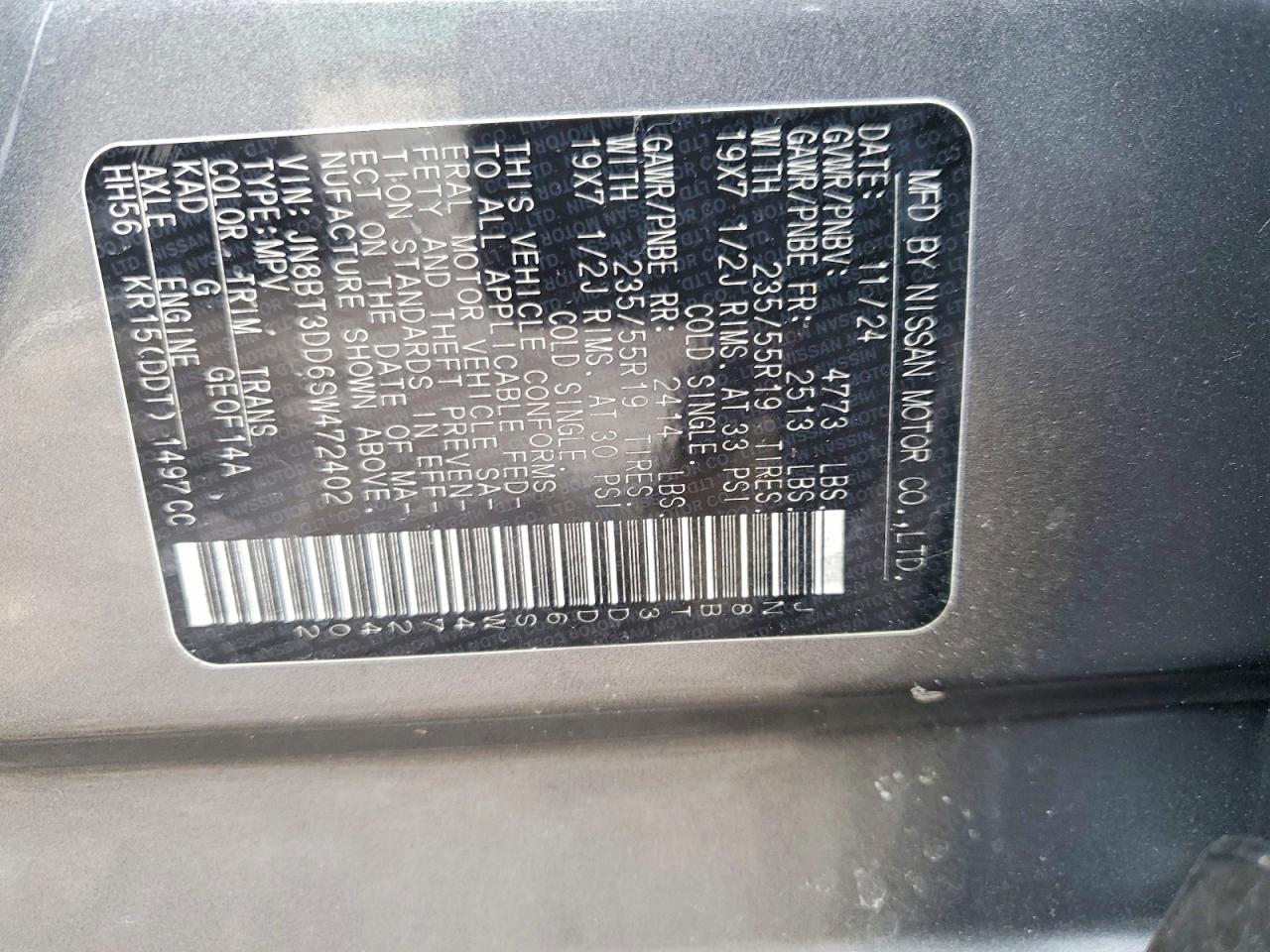 2025 Nissan Rogue Platinum - zdjęcie 13