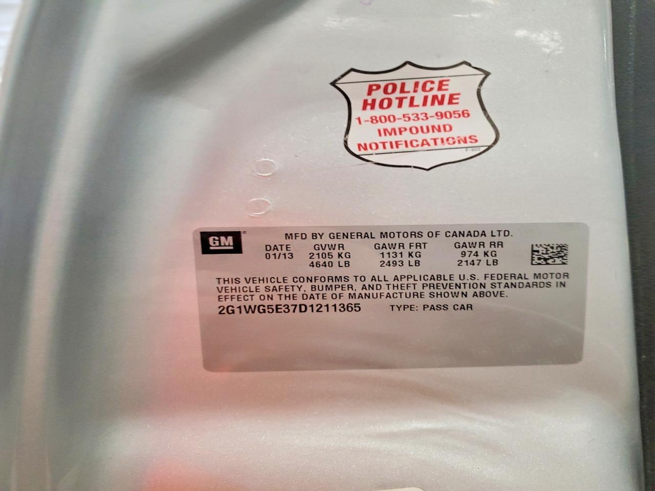 2013 Chevrolet Impala Lt - zdjęcie 12