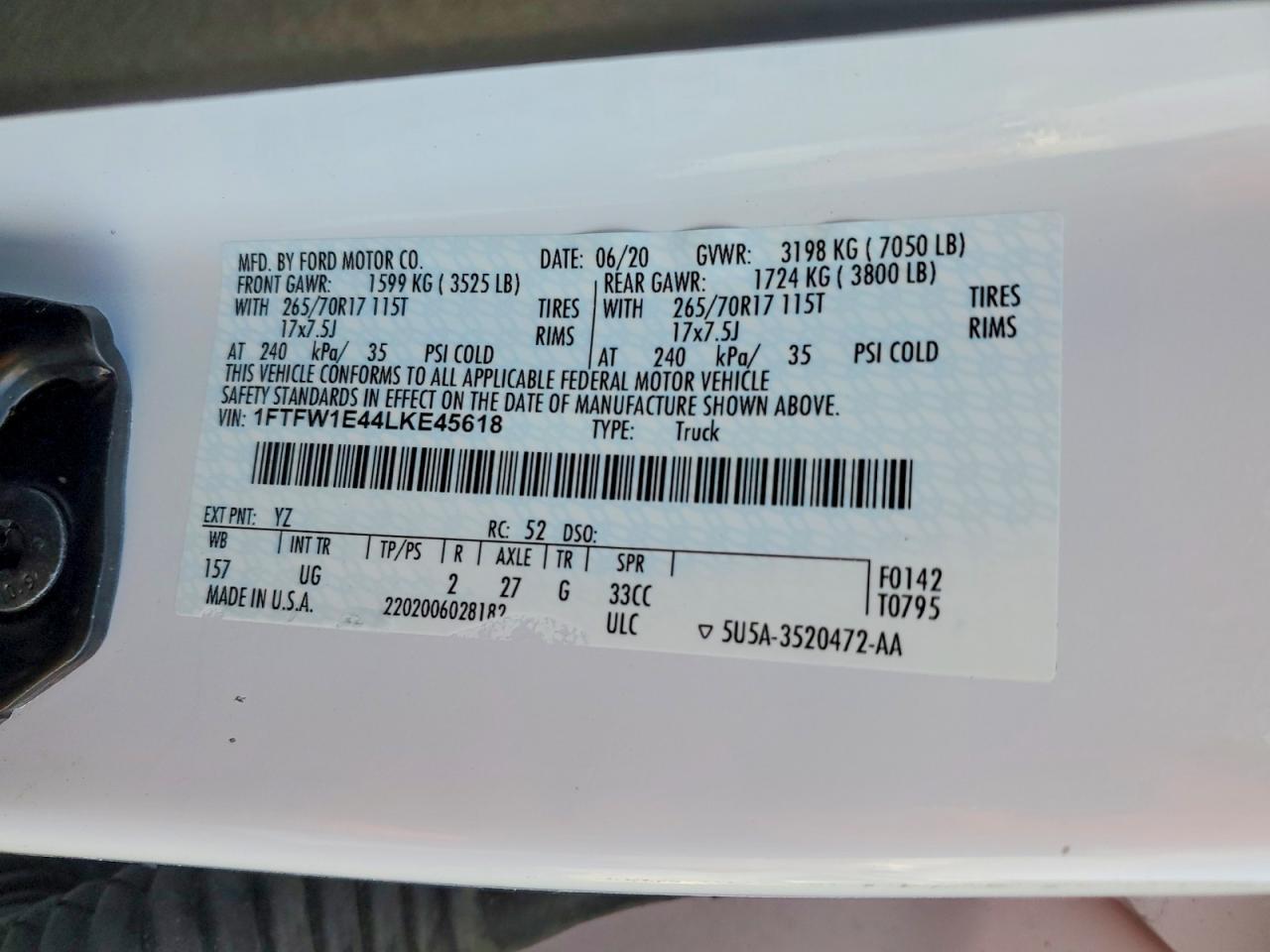 2020 Ford F150 Supercrew - zdjęcie 13