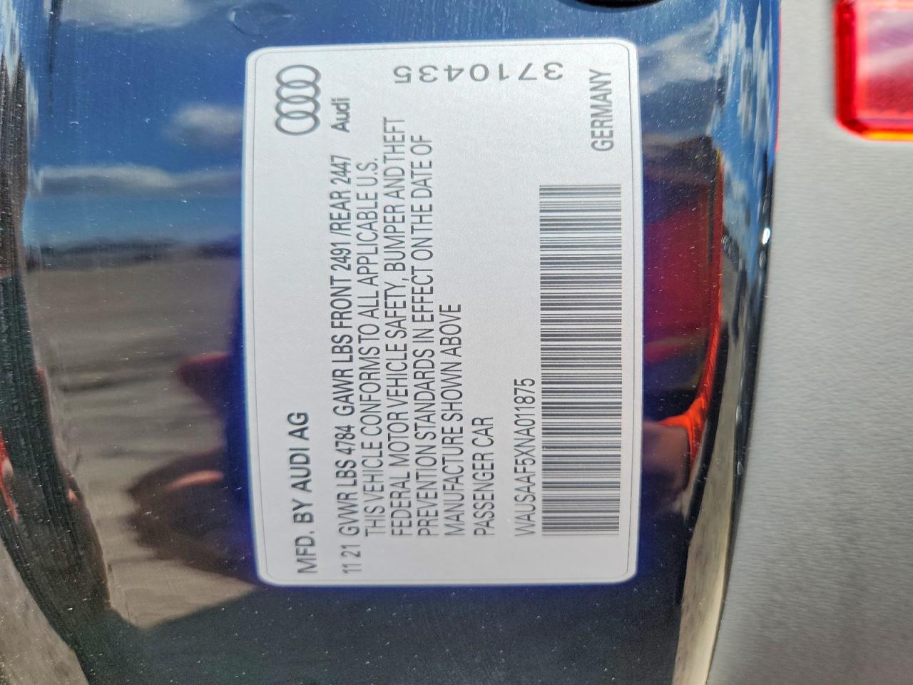 2022 Audi A5 Premium 45 - zdjęcie 12