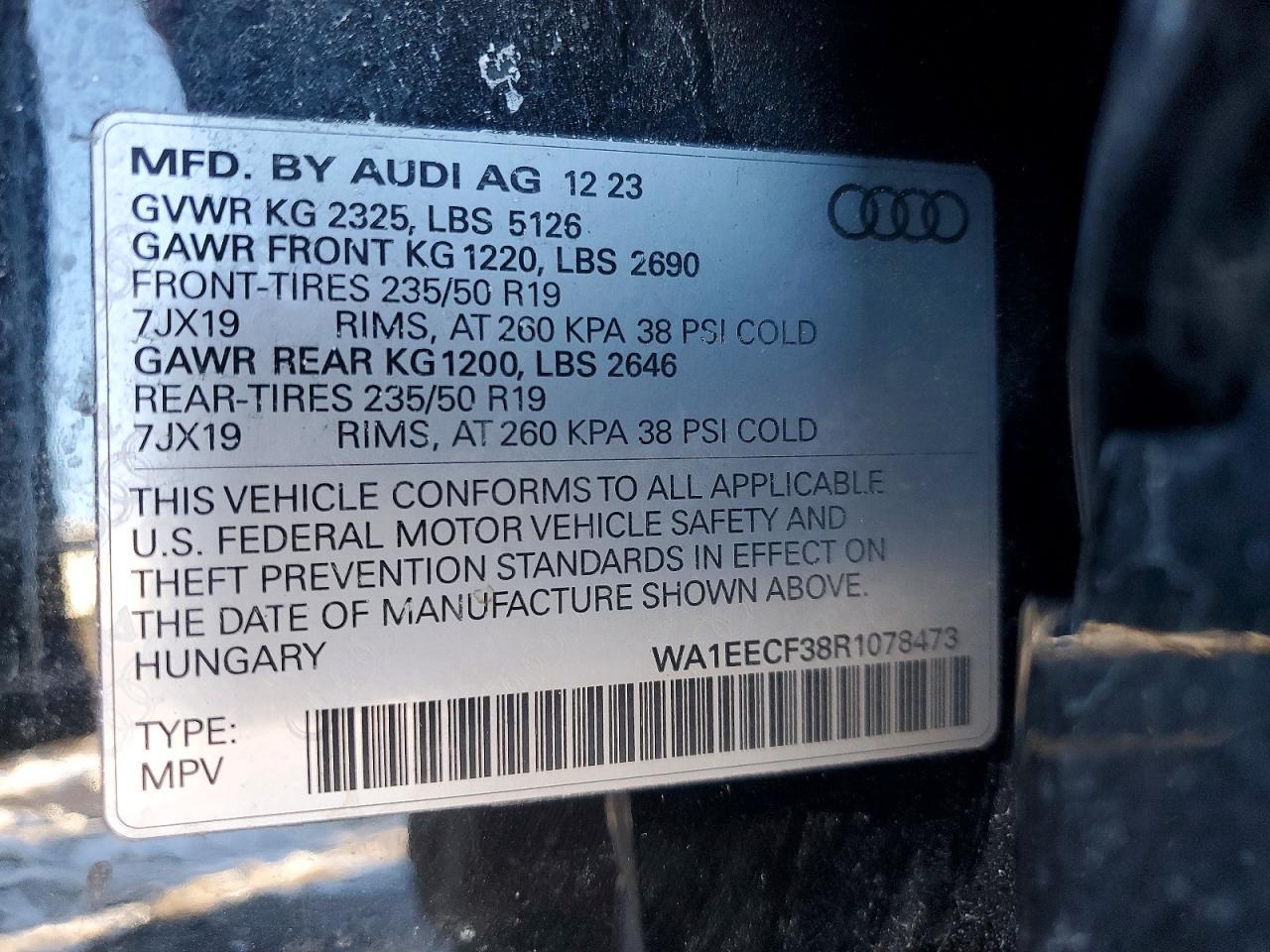 2024 Audi Q3 Premium Plus S Line 45 - zdjęcie 13