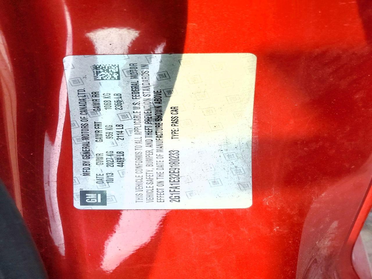 2014 Chevrolet Camaro Ls - zdjęcie 12