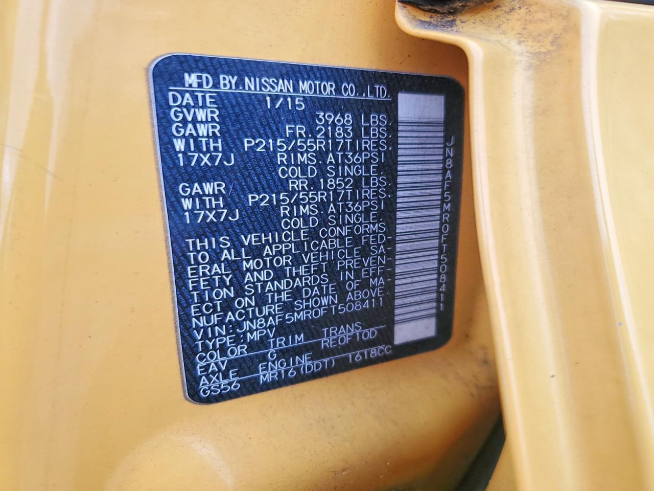 2015 Nissan Juke Sl - zdjęcie 13