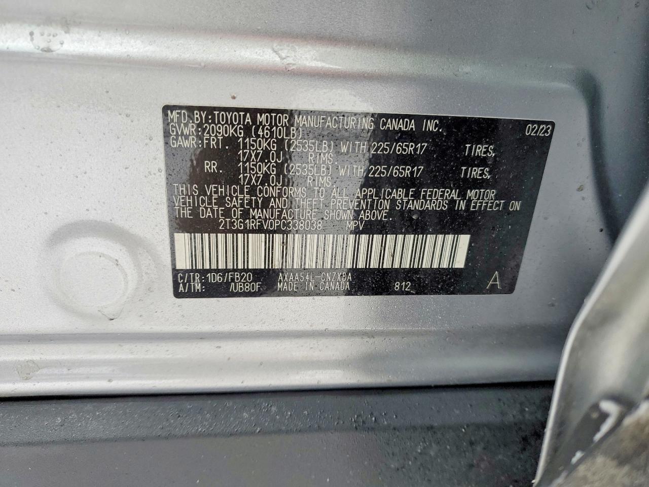 2023 Toyota Rav4 Le - zdjęcie 13