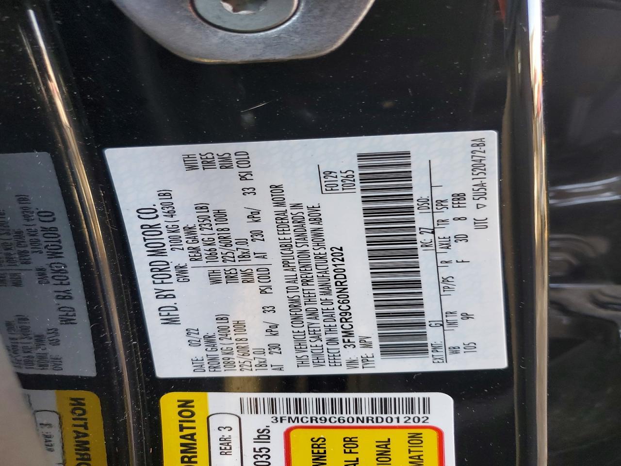 2022 Ford Bronco Sport Outer Banks - zdjęcie 13