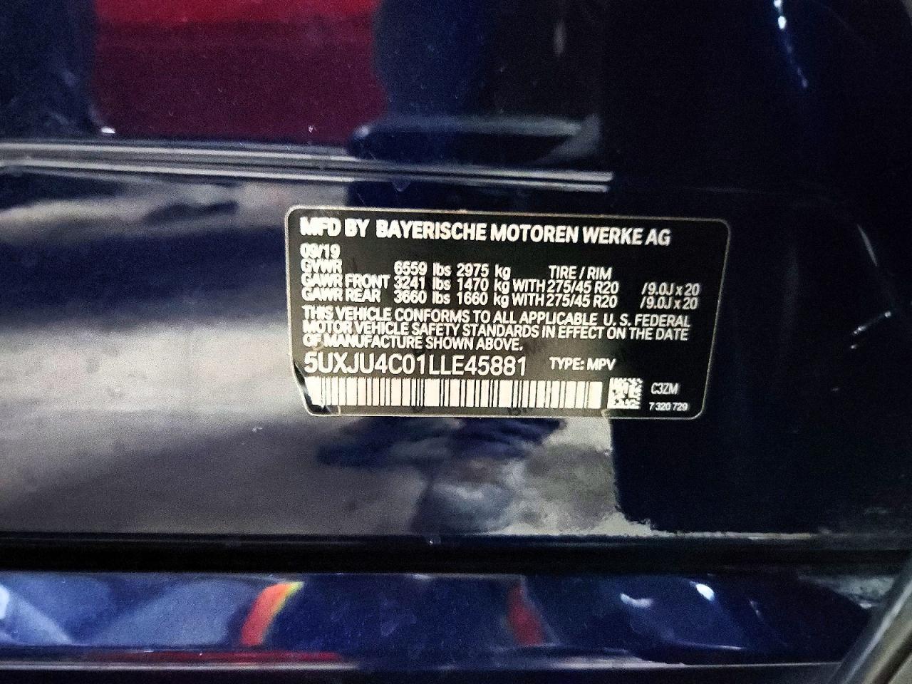 2020 BMW X5 M50I - zdjęcie 13