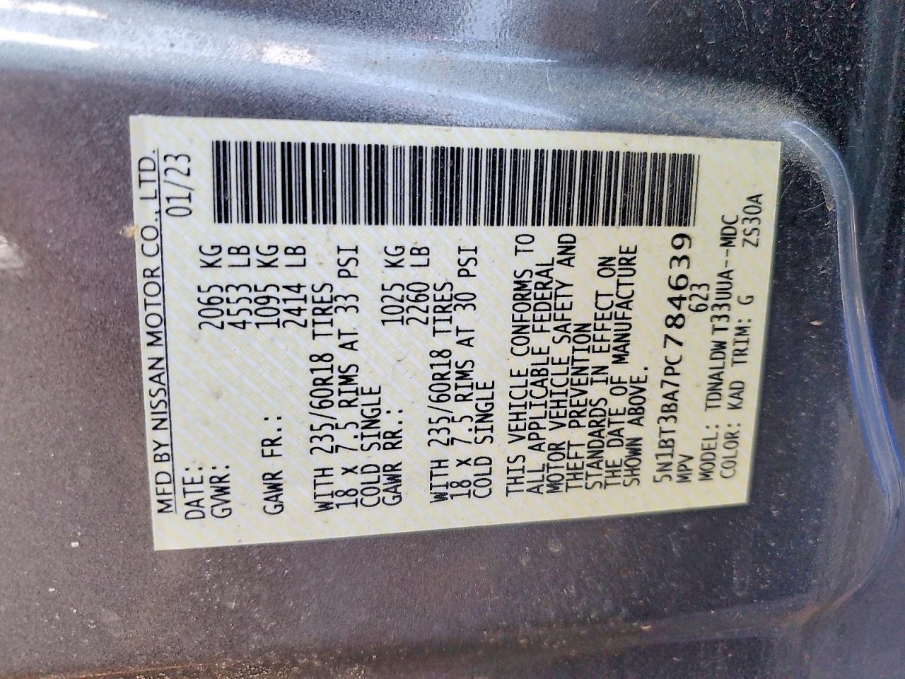 2023 Nissan Rogue Sv - zdjęcie 12