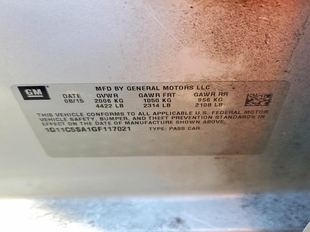 2016 Chevrolet Malibu Limited Lt - zdjęcie 12